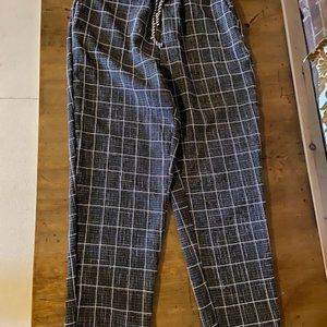 Plaid summer pants